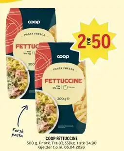 Coop Prix COOP FETTUCCINE tilbud