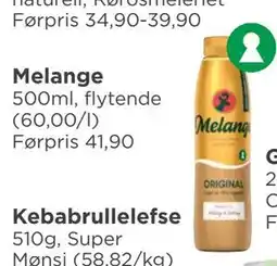 Meny Melange tilbud