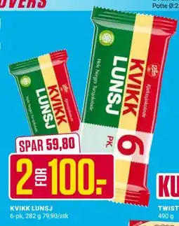 Europris KVIKK LUNSJ tilbud