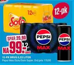 Europris 12-PK BRUS 0,33 LITER tilbud