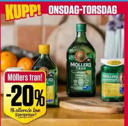 Europris Möllers tran! tilbud