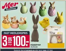 Europris PÅSKEPYNT, Medlemspris tilbud