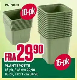 Europris PLANTEPOTTE tilbud