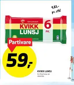 Bunnpris KVIKK LUNSJ tilbud
