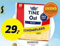 Bunnpris EKTE REVET OST tilbud