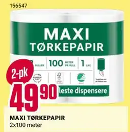 Europris MAXI TØRKEPAPIR tilbud