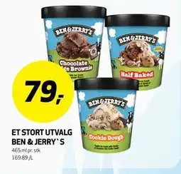 Bunnpris ET STORT UTVALG BEN & JERRY'S tilbud