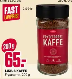 Europris LUXUS KAFFE tilbud
