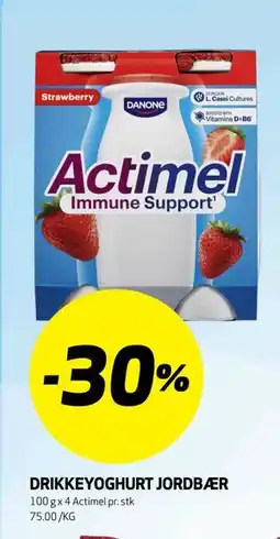 Bunnpris DRIKKEYOGHURT JORDBÆR tilbud