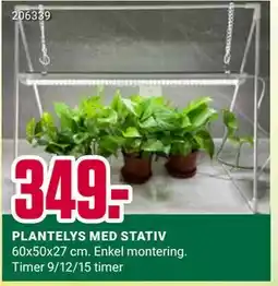 Europris PLANTELYS MED STATIV tilbud