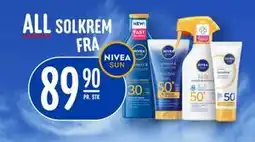 Rema 1000 ALL Nivea-solkrem tilbud