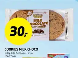 Bunnpris COOKIES MILK CHOCO tilbud