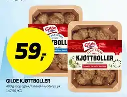 Bunnpris GILDE KJØTTBOLLER tilbud