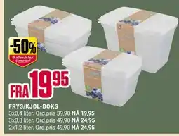 Europris FRYS/KJØL-BOKS tilbud
