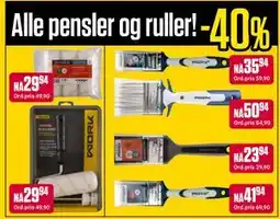 Europris Alle pensler og ruller! tilbud