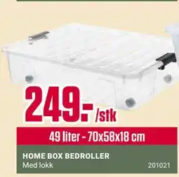 Europris HOME BOX BEDROLLER tilbud