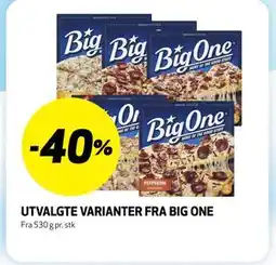 Bunnpris UTVALGTE VARIANTER FRA BIG ONE tilbud
