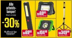 Europris Alle arbeidslamper! tilbud