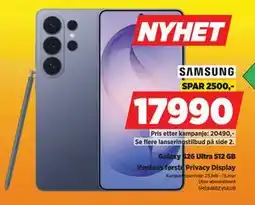 POWER Galaxy S26 Ultra 512 GB tilbud