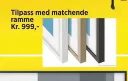 POWER Tilpass med matchende ramme tilbud