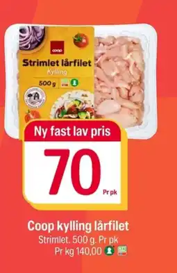Coop Extra Coop kylling lårfilet tilbud