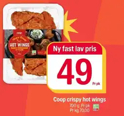Coop Extra Coop crispy hot wings tilbud