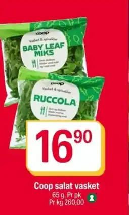 Coop Extra Coop salat vasket tilbud