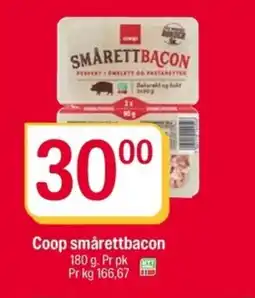 Coop Extra Coop smårettbacon tilbud