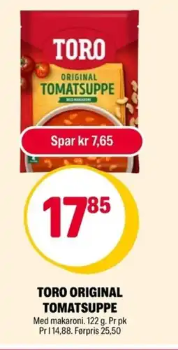 Coop Extra Toro original tomatsuppe tilbud