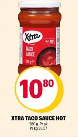 Coop Extra Xtra taco sauce hot tilbud