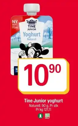 Coop Extra Tine Junior yoghurt tilbud