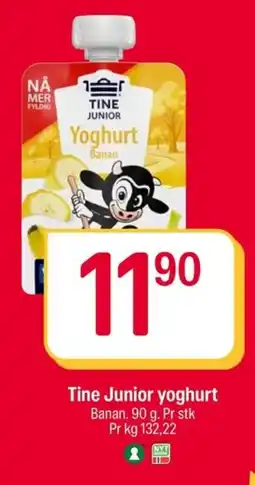 Coop Extra Tine Junior yoghurt tilbud