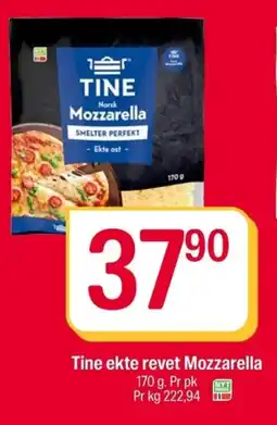 Coop Extra Tine ekte revet Mozzarella tilbud