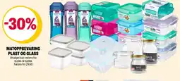 Coop Extra Matoppbevaring plast og glass tilbud