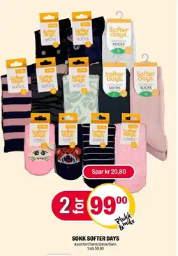 Coop Extra Sokk softer days tilbud