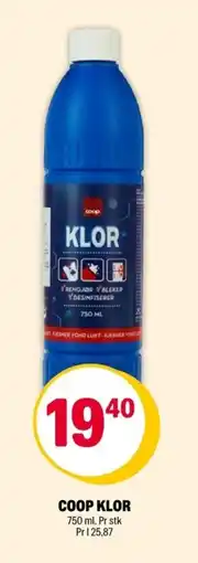 Coop Extra Coop klor tilbud