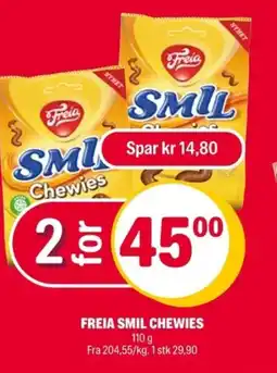 Coop Extra Freia smil chewies tilbud
