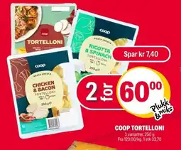 Coop Extra Coop tortelloni tilbud
