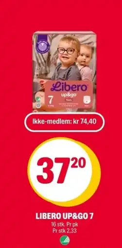 Coop Extra Libero up&go 7 tilbud