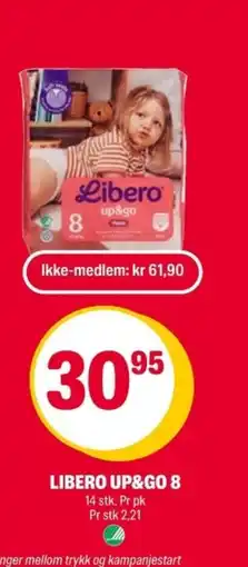 Coop Extra Libero up&go 8 tilbud