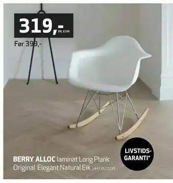 Berry alloc laminat Long Plank Original Elegant Natural Eik