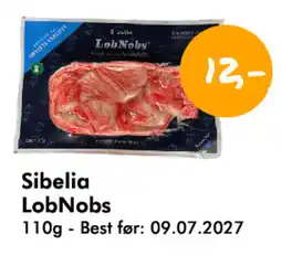 Havaristen SIBELIA Lobnobs tilbud