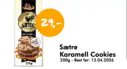 Havaristen SÆTRE Karamell cookies tilbud