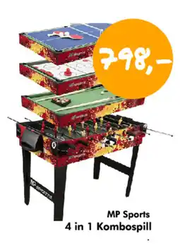 Havaristen Mp sports 4 in 1 kombospill tilbud