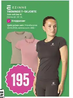 Sport Outlet TRENINGS T-SKJORTE tilbud