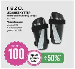 Sport Outlet LEGGBESKYTTER tilbud