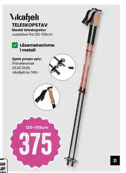 Sport Outlet TELESKOPSTAV tilbud