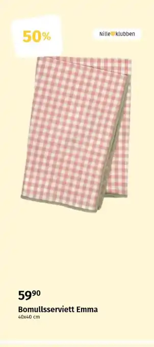 Bomullsserviett Emma