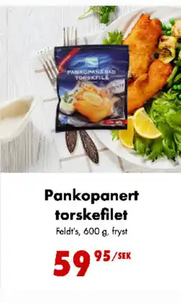 Nordby Supermarket Feldt's Pankopanert torskefilet tilbud