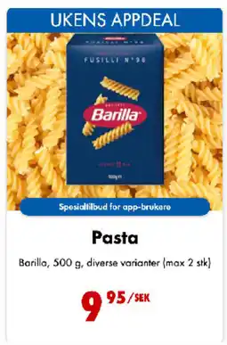 Nordby Supermarket Barilla Pasta tilbud